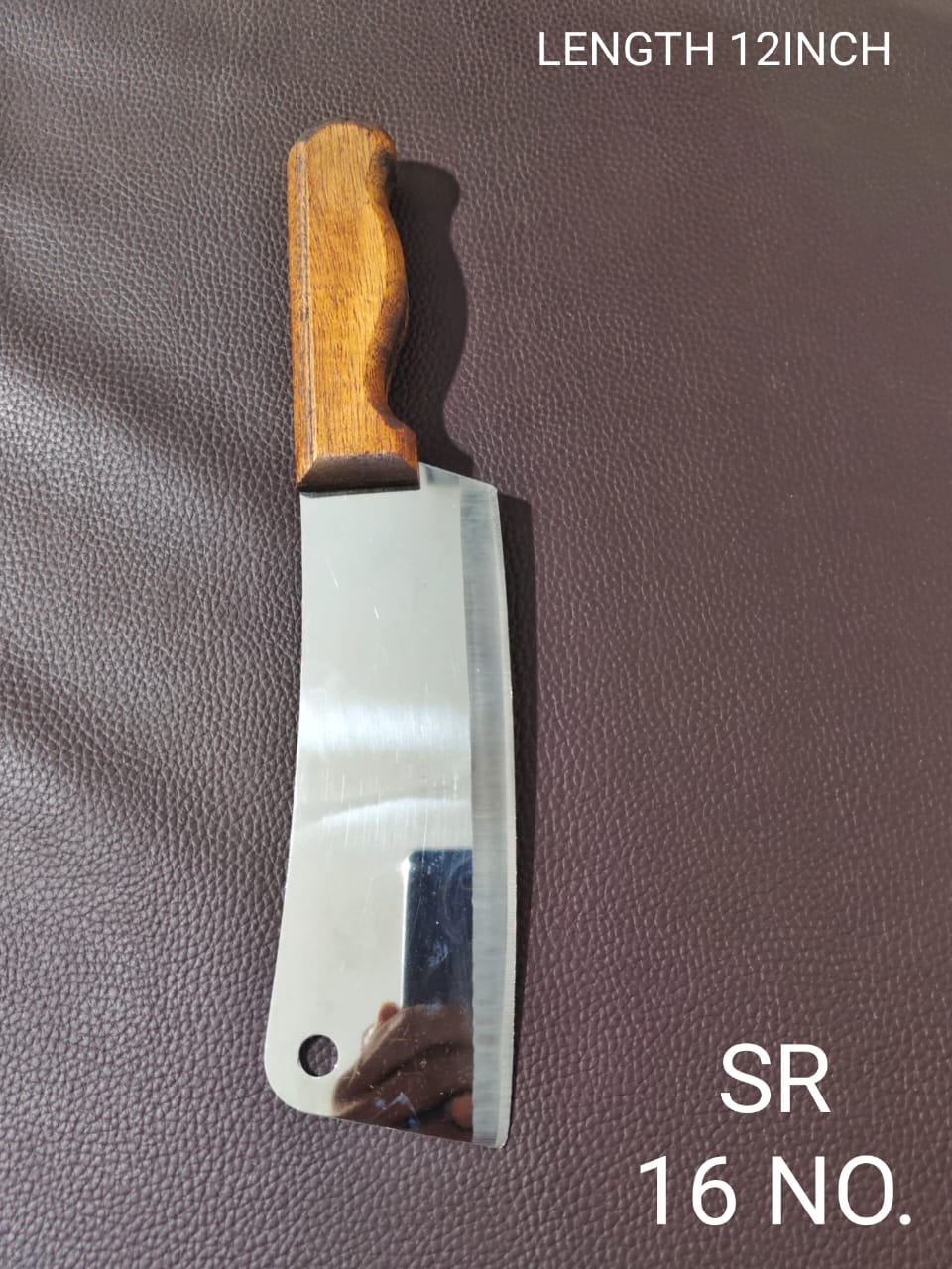 stainless steel Chinese chopper knife with wide blade